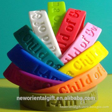 2014 new product customizable silicone bracelets